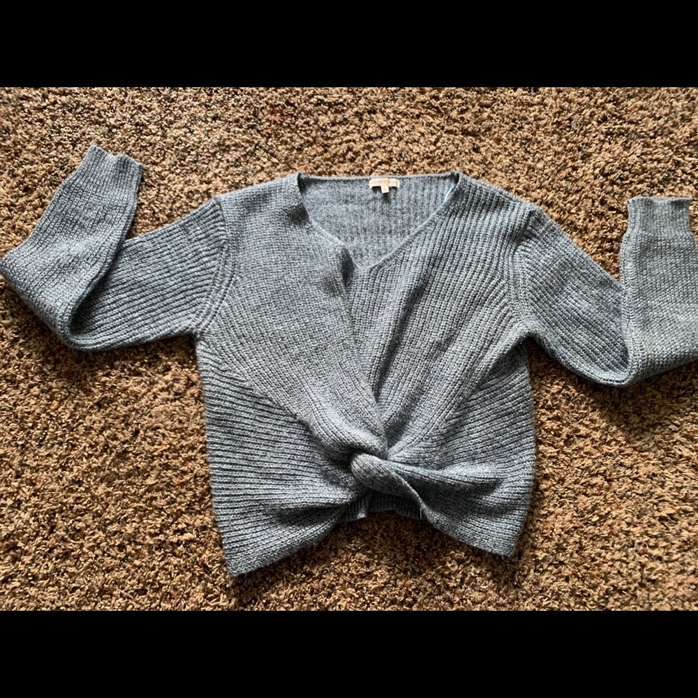 Light blue sweater